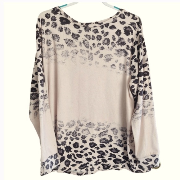 Tickled Teal Women's Long Sleeve Casual Loose Sweater Outerwear - Picture 6 of 8